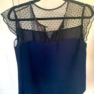 Jcrew lace short sleeve blouse. Size 6. Worn once.